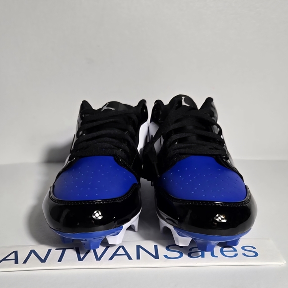 Nike Air Jordan 1 Low TD Football Cleats Royal/Black Men\'s Size 9 FJ6245-401 main image 7